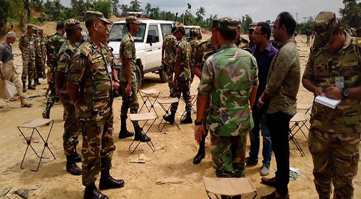 সেনাবাহিনীর হস্তক্ষেপে অবশেষে স্বস্তি ফিরল রোহিঙ্গা ক্যাম্পে