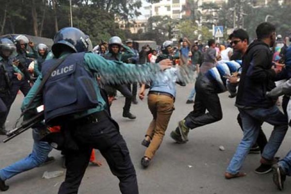 আবারও পুলিশ-বিএনপির ধাওয়া-পাল্টা ধাওয়া