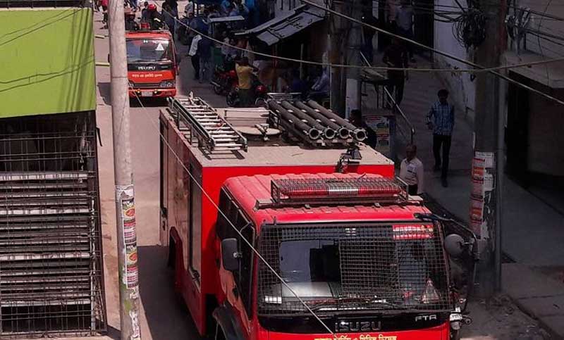 রাজশাহীতে একটি চড়ুইকে বাঁচাতে ছুটে গেলো দমকলবাহিনী