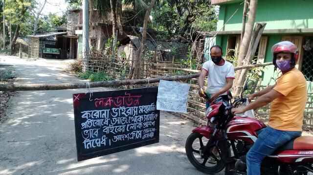 করোনাভাইরাস মোকাবিলায় মডেল ঝিনাইদহের ‘আনন্দবাগ’