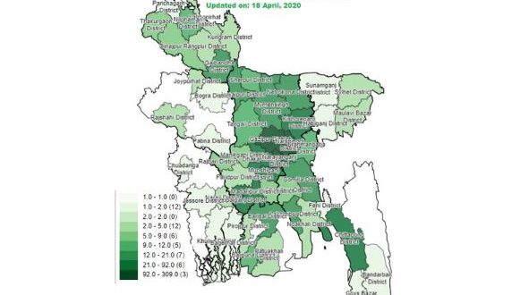 বাংলাদেশের যে ১২ জেলা এখন পর্যন্ত করোনা মুক্ত আছে