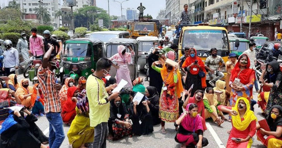 যে শর্তে বনানীর সড়ক ছাড়ল গার্মেন্টস শ্রমিকরা