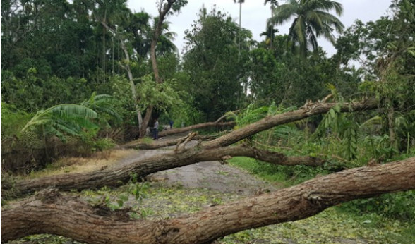 ধসে গেছে ৮৩ হাজার বাড়ি,লণ্ডভণ্ড হয়ে অবরুদ্ধ এই জেলা