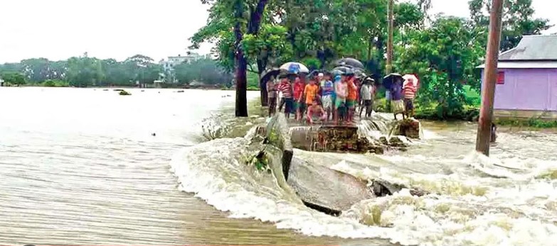 ভারত থেকে আসা পানি তীব্র বেগে বাংলাদেশে ঢুকছে, যেসব এলাকা প্লাবিত হওয়ার আশংকায়
