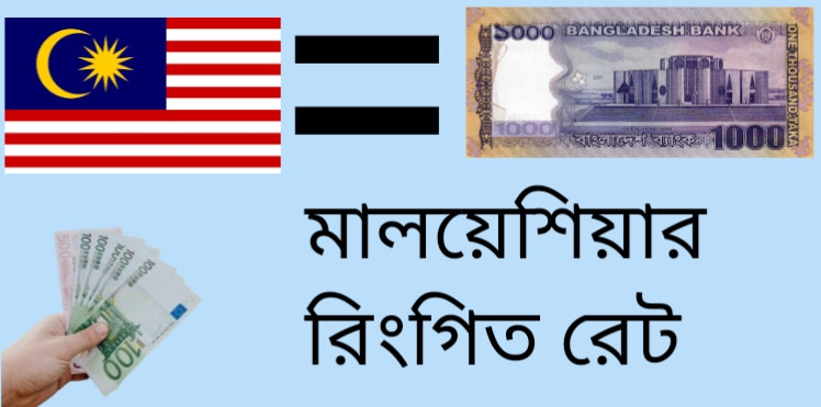 লাফিয়ে লাফিয়ে বাড়ছে মালয়েশিয়ান রিংগিত রেট, দেখেনিন আজকের রেট কত